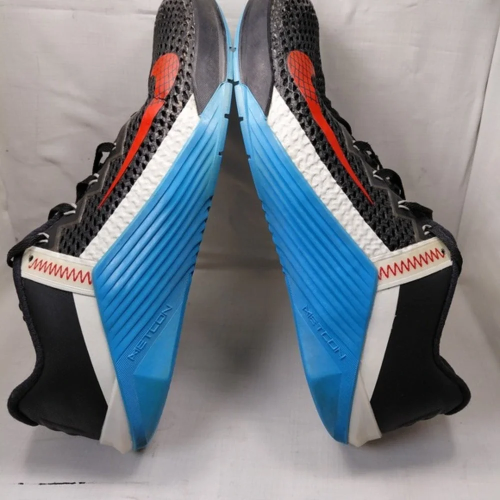 Nike Metcon 6 Mens Training‎ Shoes Black Blue Flash Crimson CK9388-070 Size 10